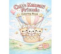 Cute Kawaii Friends - Coloring Book