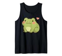 Cute Kawaii Frog Adorable Amphibian Animal, Lover Cottagecor Camiseta sin Mangas