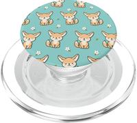 Cute Kawaii Girls Womens Kids Pattern Fennec Fox Lover PopSockets PopGrip para MagSafe