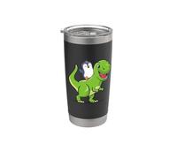Cute Kawaii Kids Boys Girls Dino Dinosaur Penguin Lover Vaso térmico de acero inoxidable de doble pared