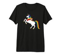 Cute Kawaii Kids Womens Girls Unicorn Red Panda Lover Camiseta Premium