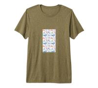 Cute Kawaii Kids Womens Girls Watercolor Axolotl Lover Camiseta Premium