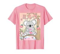Cute Kawaii Oso Koala Leche de Fresa Camiseta