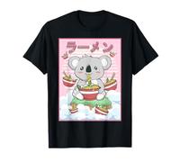 Cute Kawaii Oso Koala Ramen Fideos Camiseta