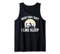 Cute Kawaii Panda, What Can I Say? I Like Sleep Camiseta sin Mangas