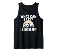 Cute Kawaii Panda, What Can I Say? I Like Sleep Camiseta sin Mangas