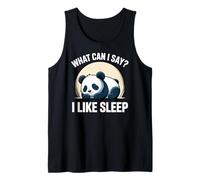 Cute Kawaii Panda, What Can I Say? I Like Sleep Camiseta sin Mangas
