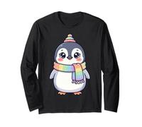 Cute Kawaii Penguin Rainbow Beanie Scarf Winter Manga Larga