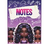 Cute Kawaii Princess Notebook | Purple Aesthetic Chibi Girl Journal for Girls & Teens | 8.5x11 Lined Pages for School, Writing & Creative Ideas: ... notes, journaling, writing and homework