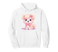 Cute Kawaii Puppy Pink Bows Dog Lover Adorable Pet Sudadera con Capucha