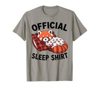 Cute Kawaii Sleeping Red Panda Official Sleepshirt Nightgown Camiseta