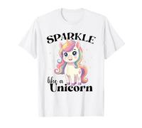Cute Kawaii Sparkly Unicorn Pastel Magic Rainbow Fantasy Camiseta