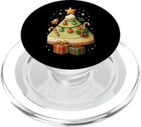 Cute Key Lime Pie Árbol de Navidad Navidad PopSockets PopGrip para MagSafe