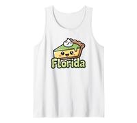 Cute Key Lime Pie, Divertido alimento de Postre Kawaii caprichoso de Florida Camiseta sin Mangas