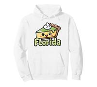 Cute Key Lime Pie, Divertido alimento de Postre Kawaii caprichoso de Florida Sudadera con Capucha