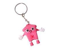 Cute Keychain - Cartoon Trash Can Bag Charm | Llavero de dibujos animados, pequeño cute PVC Keychainn Charm For Backpack Purse Wallet Luggage Rearview Mirror Car Truck Travel School Party Home Daily
