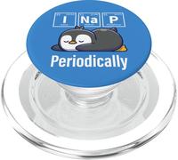 Cute Kids Girls Boys Kawaii I Nap Periodically Penguin Lover PopSockets PopGrip para MagSafe