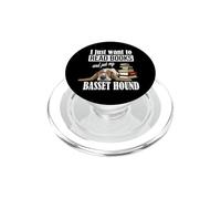 Cute Kids Read Books & Pet My Basset Hound Dog Lover PopSockets PopGrip para MagSafe
