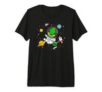 Cute Kids Space Reptile Chameleon Lover Camiseta Premium