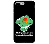 Cute Kids Superhero Birthday Gift For 4 Year Old Boys Outfit Carcasa para iPhone 7 Plus/8 Plus