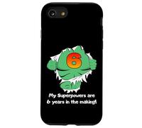 Cute Kids Superhero Birthday Gift For 6 Year Old Boys Outfit Carcasa para iPhone SE (2020) / 7/8