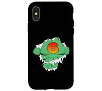 Cute Kids Superhero Birthday Gift For 6 Year Old Boys Outfit Carcasa para iPhone X/XS