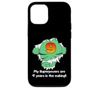 Cute Kids Superhero Birthday Gift For 9 Year Old Boys Outfit Carcasa para iPhone 12/12 Pro