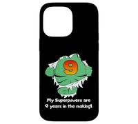Cute Kids Superhero Birthday Gift For 9 Year Old Boys Outfit Carcasa para iPhone 14 Pro MAX