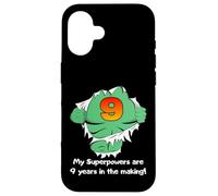 Cute Kids Superhero Birthday Gift For 9 Year Old Boys Outfit Carcasa para iPhone 16
