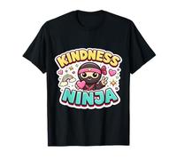 Cute Kindness Ninja Be Kind To Others Niños Niñas Bonito Camiseta