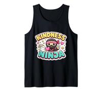 Cute Kindness Ninja Be Kind To Others Niños Niñas Bonito Camiseta sin Mangas