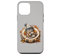 Cute Kitten Fall Accessories For Women and Girls Autumn Cat Carcasa para iPhone 12 Mini