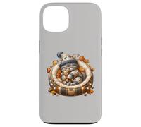 Cute Kitten Fall Accessories For Women and Girls Autumn Cat Carcasa para iPhone 13