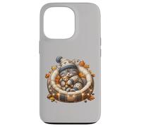 Cute Kitten Fall Accessories For Women and Girls Autumn Cat Carcasa para iPhone 13 Pro