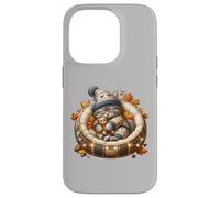 Cute Kitten Fall Accessories For Women and Girls Autumn Cat Carcasa para iPhone 14 Pro