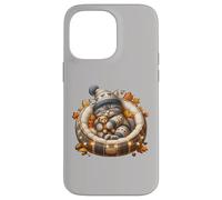 Cute Kitten Fall Accessories For Women and Girls Autumn Cat Carcasa para iPhone 14 Pro MAX