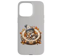 Cute Kitten Fall Accessories For Women and Girls Autumn Cat Carcasa para iPhone 15 Pro MAX