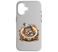 Cute Kitten Fall Accessories For Women and Girls Autumn Cat Carcasa para iPhone 16