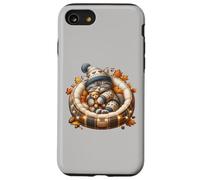 Cute Kitten Fall Accessories For Women and Girls Autumn Cat Carcasa para iPhone SE (2020) / 7/8