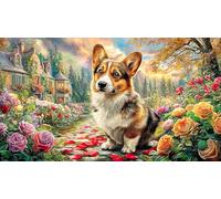 Cute-Kitten-Gardening-with-Bunnies Puzzle de 1000 Piezas para Adultos Regalo para Mujeres y Hombres Idea Actividad en casa 38x52/1000pcs