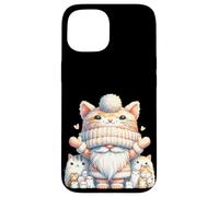 Cute Kitten Grandpa Gnome For Women And Girls Kawaii Cat Carcasa para iPhone 15