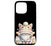 Cute Kitten Grandpa Gnome For Women And Girls Kawaii Cat Carcasa para iPhone 15 Pro Max