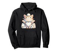Cute Kitten Grandpa Gnome For Women And Girls Kawaii Cat Sudadera con Capucha