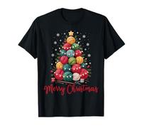 Cute Knitter Christmas Tree Crochet Knitting Quilter Design Camiseta