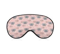 Cute Kola Animal Pattern Weighted Eye Mask Sleep Blindfold Correas ajustables para la cabeza Cubierta para los ojos