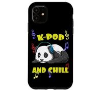 Cute KPOP Music Panda K Pop and Chill Vibes Carcasa para iPhone 11