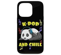 Cute KPOP Music Panda K Pop and Chill Vibes Carcasa para iPhone 13 Pro