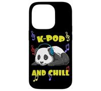 Cute KPOP Music Panda K Pop and Chill Vibes Carcasa para iPhone 14 Pro