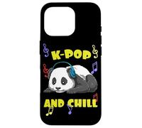 Cute KPOP Music Panda K Pop and Chill Vibes Carcasa para iPhone 16 Pro