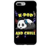 Cute KPOP Music Panda K Pop and Chill Vibes Carcasa para iPhone 7 Plus/8 Plus